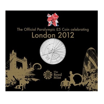 2012 The Official Paralympic £5 Coin Celebrating London 2012